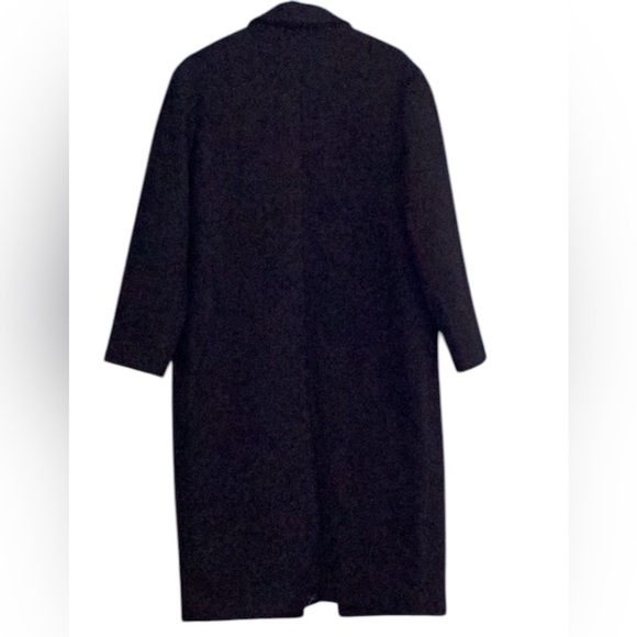 Express New Embellished Stones  Long  Black Women's Coat Extra Small Oversized - Picture 6 of 13